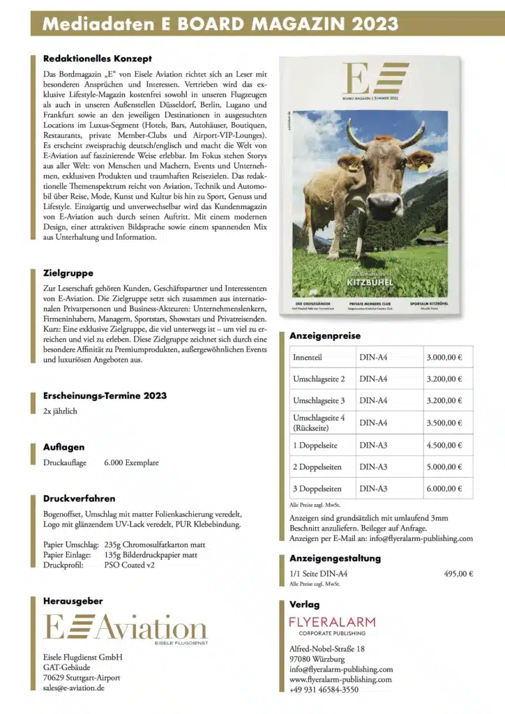 Mediadaten E Board Magazin